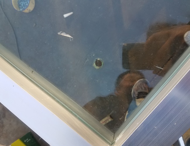 钢化玻璃打孔